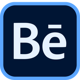 An image of a logo for Adobe Behance