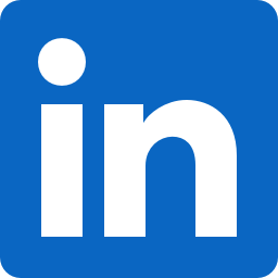 An image of a logo for Linked In